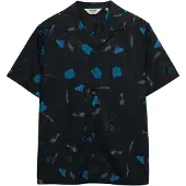 Superdry for man. M4011137A Shirt Cabana Print navy (XL), Casual, Cotton, Short sleeve