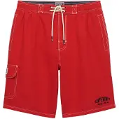 Superdry for man. M3010269A Cargo 19 Boardshort red (L), Beachwear, Recycled Polister