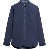 Superdry Classic Needle Cord Shirt - Navy - L