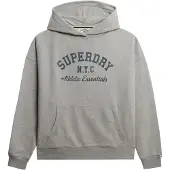 Superdry for woman. W2012452A Athletic Essentials Relax Sweatshirt grey (L), Casual, Cotton