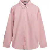 Superdry for man. M4011037A Classic Oxford L/S Shirt pink (XXL), Cotton, Long sleeve