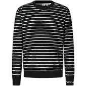 Pepe Jeans for man. PM7000010 Andre Stripe navy jumper (L), Casual, Cotton