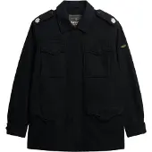 Superdry for woman. W5011938A Embellished Field Jacket black (S), Casual, Cotton