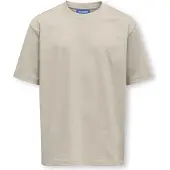 Only & Sons Osjfred Life Rlx Ss Tee Jrs Noos - Beige - 158-164