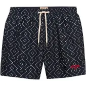 Superdry for man. M3010262A Premium Printed 15 navy swimsuit (L), Beachwear, Recycled Polister