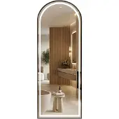 REA LED SEINÄPEILI Orbit 60x170cm Black