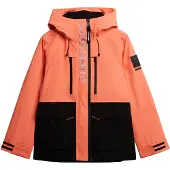 Superdry for woman. WS110181A Ultimate Freestyle Ski Jacket coral (M), Casual, Sport, Polyester, Snow