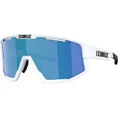Bliz Vision Matt White, Smoke With Blue Multi