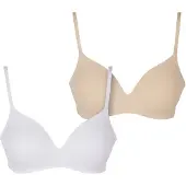 Urban Classics Rintaliivi beige / valkoinen
