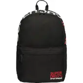 Superdry for woman. W9110397A Backpack with Windyachter Montana logo black (OSFA), Casual, Polyester