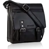 Betlewski TBS-310 MUSTA Miesten VINTAGE-laukku
