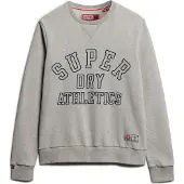 Superdry for man. M2013965A Athletic grey printed sweatshirt (XL), Casual, Cotton
