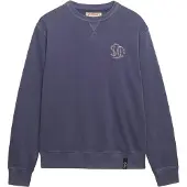 Superdry for man. M2014491A Merchant sweatshirt blue (L), Casual, Cotton