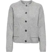 ONLY Onlpiemonte L/S Cardigan Knt Noos - Grey - XL