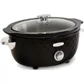 Fritel Family Slow cooker 3.3liter Black/Chrome