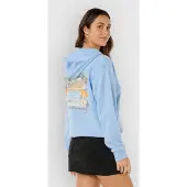 Rip Curl Poolside Relaxed Vetoketjullinen Huppari light blue Koko S