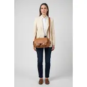 Coccinelle Campus Small Shoulder Bag - Brown - ONE SIZE