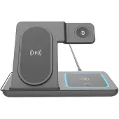 Gembird 3-in-1 foldable wireless charger stand 15 W - Samsung watch