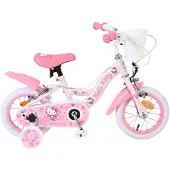 Volare Hello Kitty lastenpyörä 12'' apupyörillä vaaleanpunainen