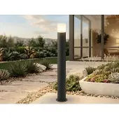TRIO Hoosic pylväsvalaisin IP44 80cm E27 antrasiitti