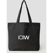 ICANIWILL Cotton Tote Bag 2.0 Black