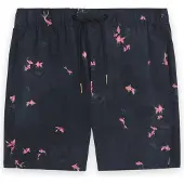 Lyle & Scott Goldfish Print Swimshort - Navy - M