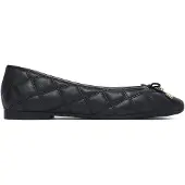 Tommy Hilfiger Th Charm Quilted Ballerina - Black - 36