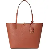 Ralph Lauren Faux-Leather Medium Reversible Tote Bag - Brown - ONE SIZE