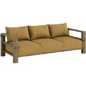 Karup Bare-sohva textured weave -kangas golden ochre / carob brown l 225 cm