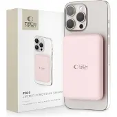 Tech-Protect PB10 LifeMag Magneettinen Langaton Varavirtalähde - 15W - Pinkki