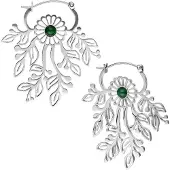 Wildcat Enchanted Moss Agate -Hoops- (Pari)