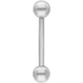 Wildcat Sisäkierteinen titaaninen labret - 2,4 mm, 32,0 mm, 6,0 mm, Hopeinen metalli
