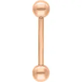 Wildcat Sisäkierteinen titaaninen labret - 19,0 mm, 5,0 mm, Ruusukultainen metalli, 1,6 mm