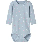 Name it Body p/h - NbfVandora - Alistunut Blue/Rusetit - - 68 - Bodyt P/H