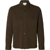 Selected Slmjackie Sweat Jacket Noos - Brown - XL