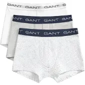Gant Dot Print Trunk 3-Pack - White - XXL
