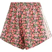 Adidas Urheiluhousut 'FARM SKORT' vihreä / roosa / punainen / musta