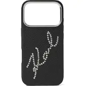 Karl Lagerfeld Älypuhelimen suojakotelo ' SIGANTURE IPHONE 17 PRO-MAX ' musta