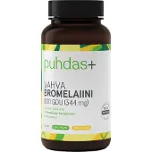 Puhdas+ Bromelaiini 60 kaps ravintolisä