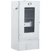 vidaXL BBQ-uunisavustin ja 1 kg puulastuja 44,5 x 29 x 83 cm