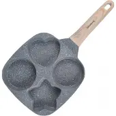 Klausberg 4-in-1 marmoroitu pannu pannukakuille, munakääryleille KB-7808 KB-7808 HARMAA