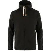 Fjällräven Men's Övik Fleece Hoodie Black Välikerrospuserot L