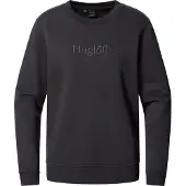Haglöfs Women's Crewneck True Black Pitkähihaiset paidat M