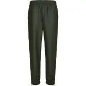 Rains Unisex Pants Regular Green Sadehousut L