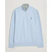 Ralph Lauren for man. 710812963048 Short zip knit sweater in blue (S), Casual, Cotton