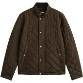 Gant for man. 7006638 Brown quilted jacket (L), Casual, Polyester