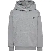 Hummel Kids' Hmljr Loose Hoodie Bee Grey Melange Pitkähihaiset paidat 110/116