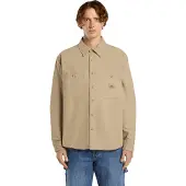 Dickies Men's Canvas Shirt Desert Sand Pitkähihaiset kauluspaidat M