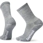 Smartwool Unisex Hike Classic Light Cushion Crew Socks Light Gray 34-37