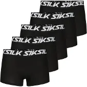 SikSilk Bokserishortsit musta / valkoinen